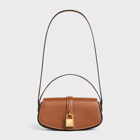 Clutch on Strap Tabou in Smooth Calfskin - Tan, P95,000, CELINE, celine.com